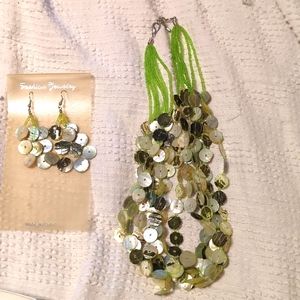 Coldwater Creek earrings and necklace